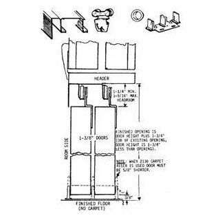 Johnson Prod. 2200F482 Double Wheel Sliding Door Hardware: Bi Fold Door Hardware: Industrial & Scientific