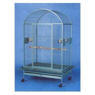 Extra Large Wrought Iron Bird Cage Parrot Cages Macaw Dometop 40"x30"x67" *Green Vein* : Domed Birdcages : Pet Supplies