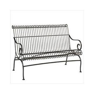 Veranda Bench   Wrought Iron Patio Furniture : Outdoor Benches : Patio, Lawn & Garden