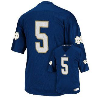 NCAA adidas Notre Dame Fighting Irish #1 Replica Football Jersey   Navy Blue : Sports Fan Jerseys : Sports & Outdoors