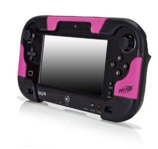 Wii U Gamepad Nerf Armor   Pink: Nintendo Wii U;: Video Games