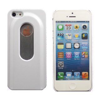 WwWSuppliers (TM) White & Stainless Steel Beer Bottle Opener Bartender Case Cover for iPhone 5 5s + Free Screen Protector **SHIPS NEXT DAY FROM USA**: Cell Phones & Accessories