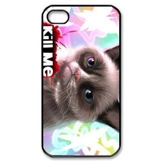 Custom Tard the Grumpy Cat Cover Case for iPhone 4 4s LS4 2023: Cell Phones & Accessories
