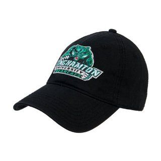 Binghamton Black Twill Unstructured Low Profile Hat 'Binghamton University Bearcats Official Logo' : Sports Fan Baseball Caps : Sports & Outdoors