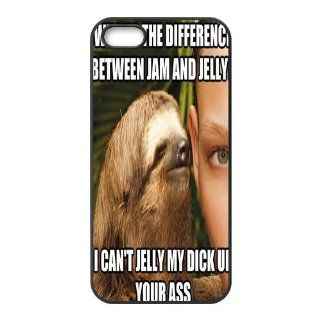 Designyourown Sloth Tumblr Case For Iphone 5 TPU Case Cover the Back and Corners Fast Delivery SKUiphone5 920849: Cell Phones & Accessories