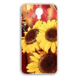 Beautiful Case for Samsung Galaxy S4 Back Cover with Special Beautiful Pictures September 1 World Day of Knowledge sunflower: Cell Phones & Accessories