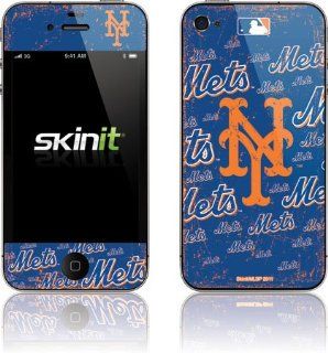 MLB   New York Mets   New York Mets   Cap Logo Blast   iPhone 4 & 4s   Skinit Skin: Cell Phones & Accessories