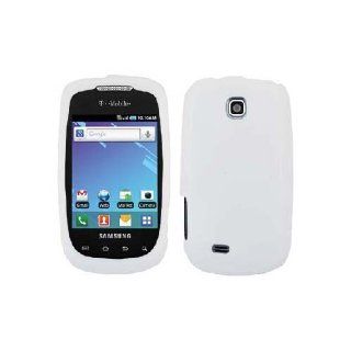 Samsung Dart T499 SGH T499 Translucent White Soft Silicone Gel Skin Cover Case: Cell Phones & Accessories