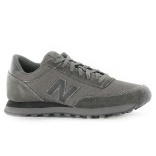 New Balance Classic 501 Grey Black Mens Trainers: Shoes