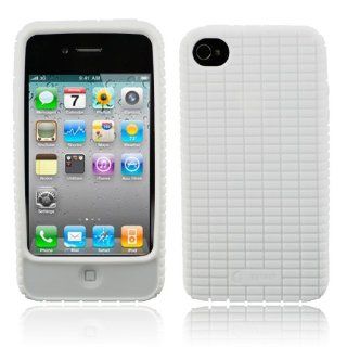 splash RaveSkin Rubberized Case for iPhone 4 4S AT&T and Verizon (WHITE) Cell Phones & Accessories