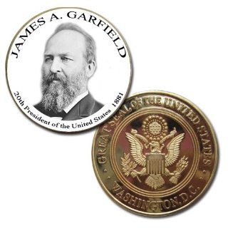 James A. Garfield 20th President of the United States Coloried Coin: Everything Else