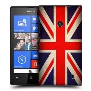 Head Case Designs Vintage Flag Of Great Britain Hard Back Case Cover for Nokia Lumia 520 525: Cell Phones & Accessories