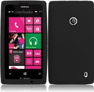 VMG For Nokia Lumia 520 521 (AT&T, T Mobile Version) Cell Phone Soft Gel Silicone Skin Case Cover   BLACK [SPECIAL PROMO PRICE]: Everything Else