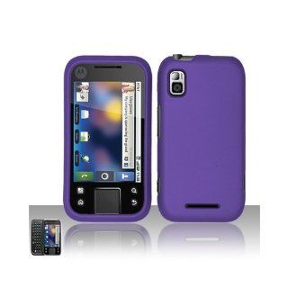 Purple Hard Cover Case for Motorola Flipside MB508: Cell Phones & Accessories
