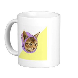Hipster Kitty Cat Advice Animal Meme Coffee Mug