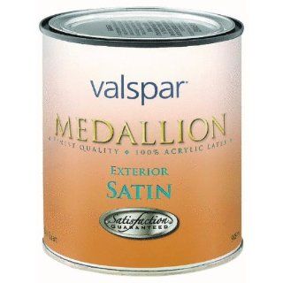 Valspar 27 4105 "Medallion" Exterior Stain House & Trim Latex Paint 1 Qt   Clear Base (Pack of 4)    