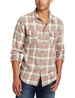 Joe's Jeans Men's Relaxed Western Shirt, Grey/Orange, X Large at  Mens Clothing store