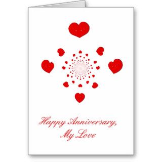 Happy Anniversary, My Love Greeting Card
