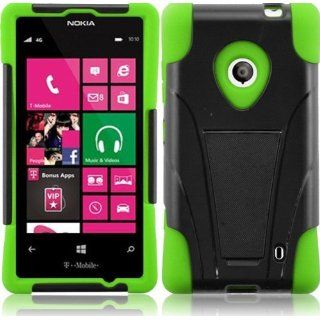 Nokia Lumia 521 520 ( AT&T, Metro PCS , T Mobile ) Phone Case Accessory Light Green Dual Protection Impact Hybrid Cover with Free Gift Aplus Pouch Cell Phones & Accessories