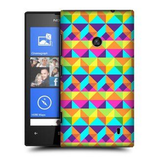 Head Case Designs 3D Triangles Neon Geometric Hard Back Case Cover for Nokia Lumia 520 525: Cell Phones & Accessories