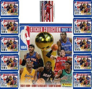 2012/13 Panini NBA Basketball Stickers Collectors Special Deal. Includes Ten Packs(70 Stickers) and Complete 72 Page NBA Sticker Album: Sports Collectibles
