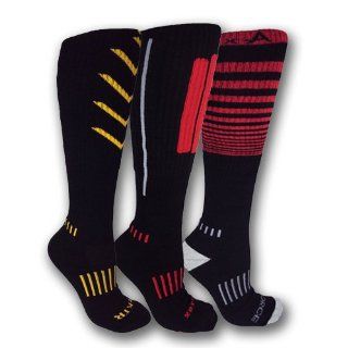 MOXY Socks Premium Deadlift Cushion Knee High Fitness Socks 3 Pack : Equestrian Boots : Sports & Outdoors