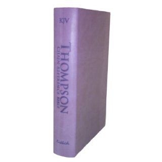 Thompson Chain Reference Bible (Style 537lavender index)   Handy Size KJV   Deluxe Kirvella: Frank Charles Thompson: 9780887076374: Books