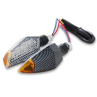 Easy Installation Amber LED Motorcycle Turn Signal Light Side Markers Indicators For KTM EXC SMR EXCR 530 450 525 LC4 SX: Automotive