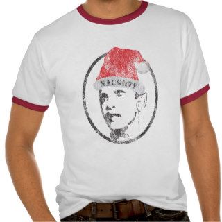 Naughty Obama Elf Tees