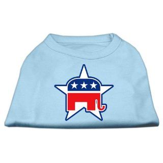 Mirage Pet Products 20 Inch Republican Screen Print Shirt for Pets, 3X Large, Baby Blue 