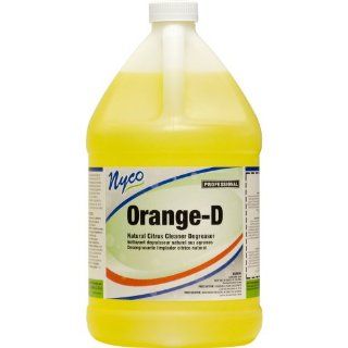 Nyco Products NL544 G4 Orange D Natural Citrus Cleaner & Degreaser, 1 Gallon Bottle (Case of 4) Industrial Degreasers
