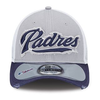 NEW ERA Mens San Diego Padres Clubhouse 39THIRTY Cap   Size: S/m, Grey