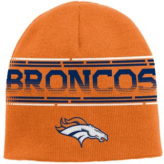 NFL Team Apparel Youth Denver Broncos Game Day Uncuffed Knit Hat   Size: Youth