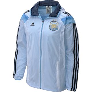 adidas Mens Argentina Anthem Track Jacket   Size: Xl, White/blue