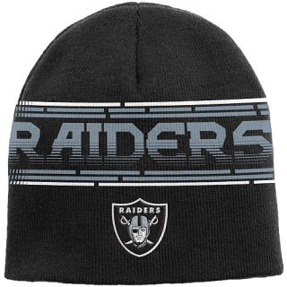 NFL Team Apparel Youth Oakland Raiders Game Day Uncuffed Knit Hat   Size: Youth