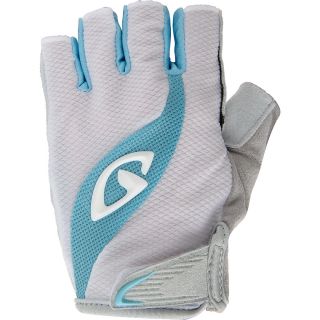 GIRO Womens Tessa Cycling Gloves   Size Large, White/blue