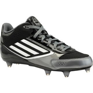 adidas Mens Lightning D Mid Football Cleats   Size: 10, Black/white