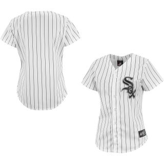 Majestic Athletic Chicago White Sox Blank Womens Replica Home Jersey   Size