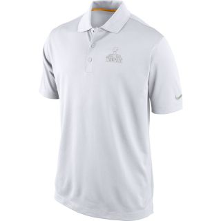 NIKE Mens Super Bowl XLVIII White Polo Shirt   Size: Large, White