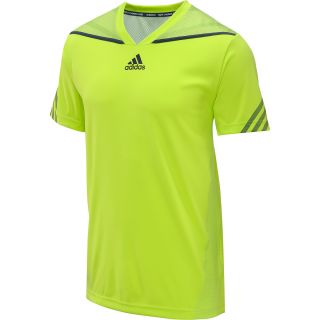 adidas Mens adiZero Short Sleeve Tennis T Shirt   Size 2xl, Solar Slime