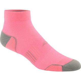 SOF SOLE Fit Performance Running Low Cut Socks   Size: Medium, Pink/grey