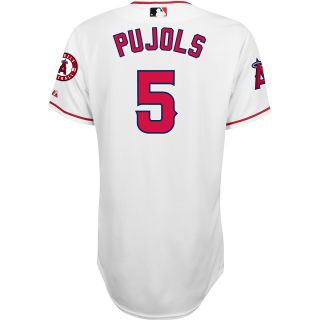Majestic Athletic Los Angeles Angels Albert Pujols Authentic Home Jersey   Size: