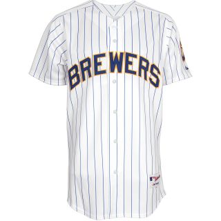 Majestic Athletic Milwaukee Brewers Blank Authentic Alternate Jersey   Size: