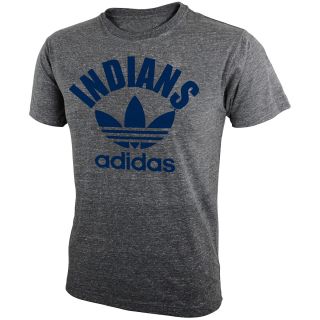 adidas Youth Cleveland Indians Trefoil Short Sleeve T Shirt   Size: Medium