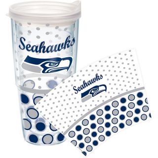 TERVIS TUMBLER Seattle Seahawks 24 Ounce Dotted Wrap Tumbler   Size: 24oz