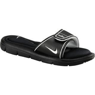 NIKE Womens Comfort Slides   Size 9, Black/white