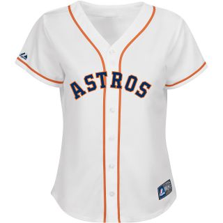 Majestic Athletic Houston Astros Blank Womens Replica Home Jersey   Size: