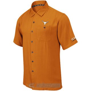 COLOSSEUM Mens Texas Longhorns Button Up Camp Shirt   Size: Xl, Texas Orange
