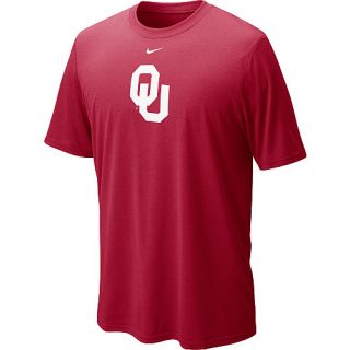 NIKE Mens Oklahoma Sooners Dri FIT Logo Legend Short Sleeve T Shirt   Size: