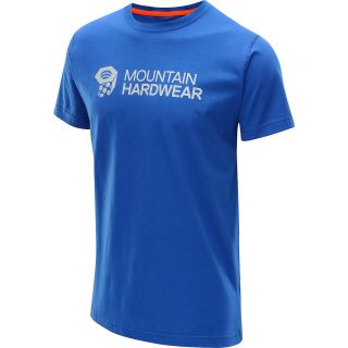 MOUNTAIN HARDWEAR Mens MHW Graphic Short Sleeve T Shirt   Size Small, Azul